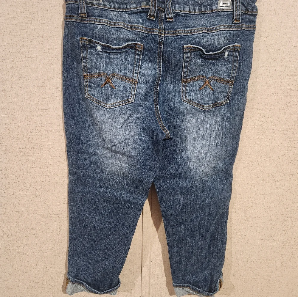 Cute denim capris. Gently used. Still like new. - Picture 2 of 3